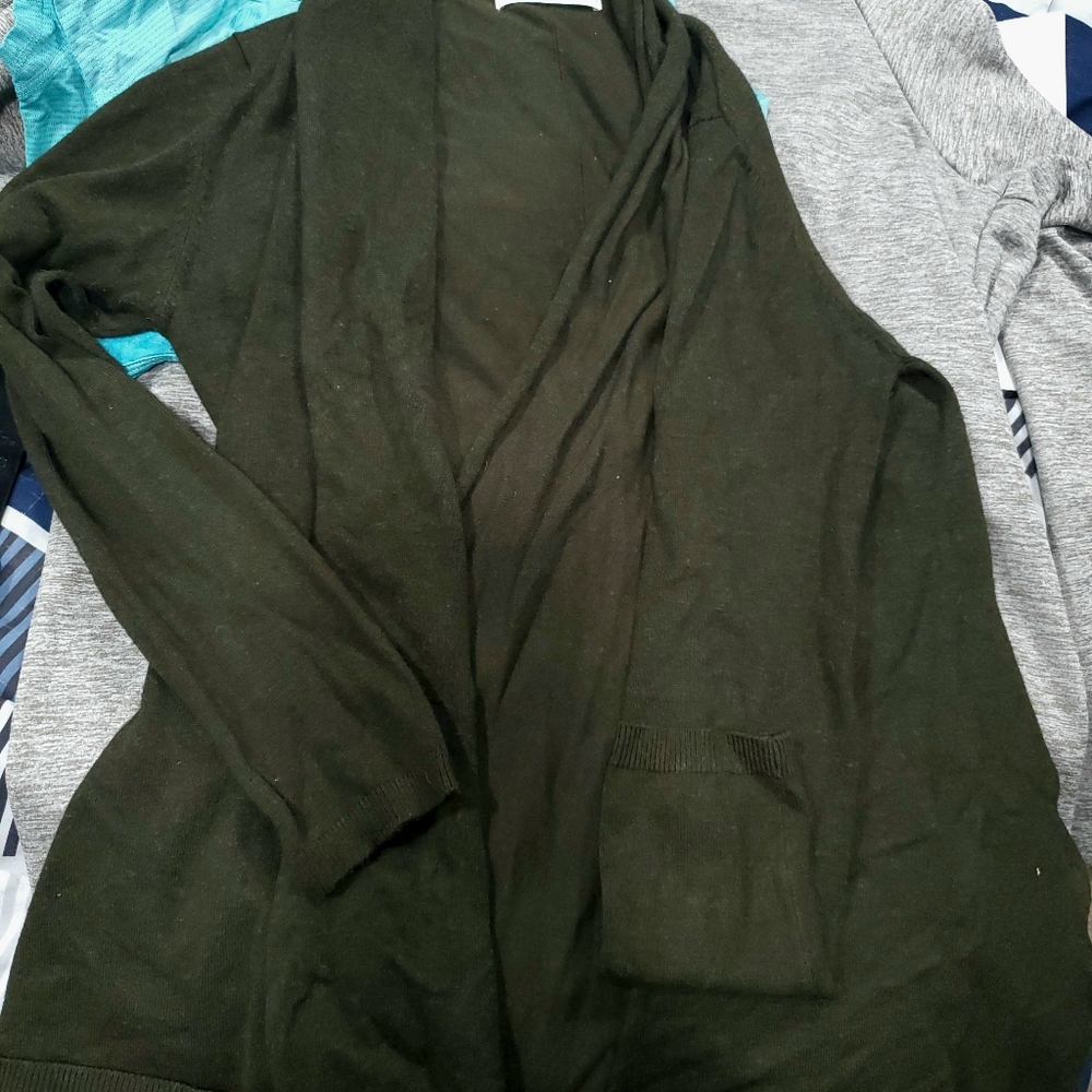 ZARA KNIT EGUC HUNTER GREEN LARGE